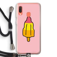 Raketijsje: Samsung Galaxy A20e Transparant Hoesje met koord