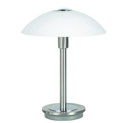 Highlight Klassieke tafellampTouch nikkel Ø 20cm - T1265.30