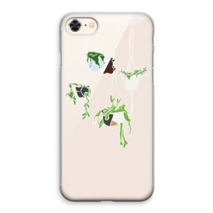Hang In There: iPhone 8 Transparant Hoesje