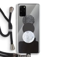 Marmeren cirkels: Samsung Galaxy S20 Plus Transparant Hoesje met koord