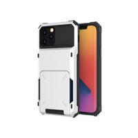 iPhone XS Max hoesje - Backcover - Pasjeshouder - Portemonnee - TPU - Wit - thumbnail