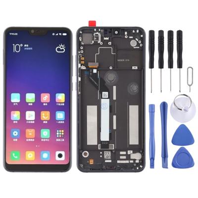 LCD-scherm en Digitizer volledige montage met Frame voor Xiaomi Mi 8 Lite(Black)