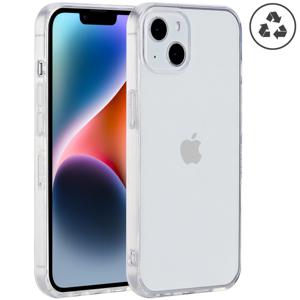 Accezz 100% Recycled Clear Backcover iPhone 13 Telefoonhoesje Transparant