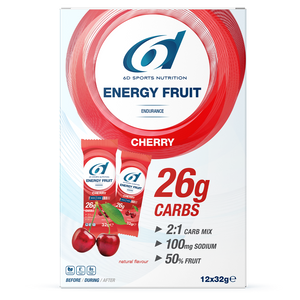 6d Sports Nutrition Energy Fruit Cherry 12x32g