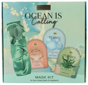 Geschenkset Sence Collection Mask Kit Ocean - 4 Stuks