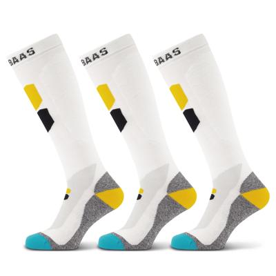 Poederbaas Skisokken Technical Bamboo Freeride 3-pack Wit-35/38