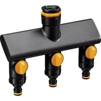Fiskars 1070578 Comfort 3-weg verdeler Met reguleerventiel Fiskars 1070578 Comfort 3-weg verdeler Met reguleerventiel