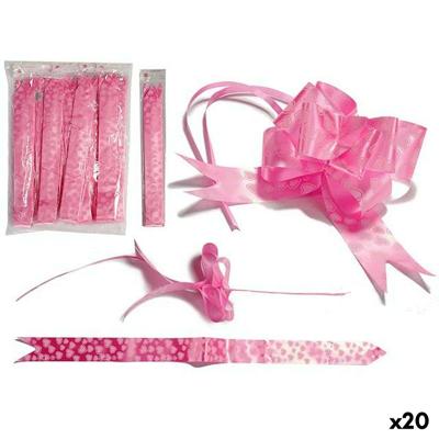 Tapes/banden 5 x 73 x 73 cm Hartjes Roze (10 Onderdelen) (20 Stuks)