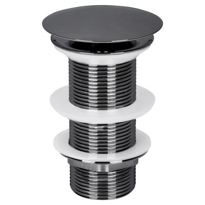 Wastafel Afvoerplug Differnz Always Open 10 cm Gunmetal Differnz