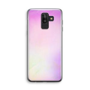 Flow mist pastel: Samsung Galaxy J8 (2018) Transparant Hoesje