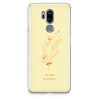 No rain no flowers: LG G7 Thinq Transparant Hoesje