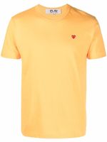 Comme Des Garçons Play logo-patch short-sleeve T-shirt - Orange - thumbnail