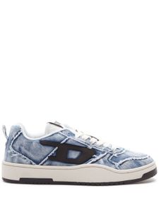 Diesel baskets S-Ukiyo V2 en jean - Bleu