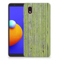 Samsung Galaxy A01 Core | Bumper Hoesje | Green Wood Samsung Galaxy A01 Core | Bumper Hoesje | Green Wood