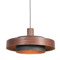 Steinhauer HanglampFlinter houtlook - 3329E