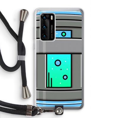 Chug Bottle: Huawei P40 Transparant Hoesje met koord