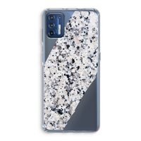 Gespikkelde marmer: Motorola Moto G9 Plus Transparant Hoesje