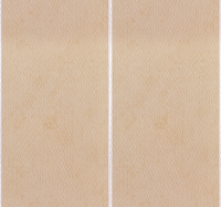 Brede strepen beige kleur hoofdeinde behang