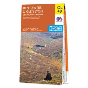 Wandelkaart - Topografische kaart OL48 OS Explorer Map Ben Lawers & Gl