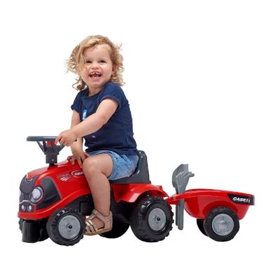 Falk case ih looptractor + aanhanger + accessoires