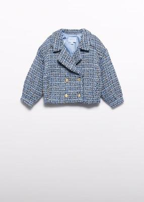 Abel & Lula winter jas meisjes - licht blauw