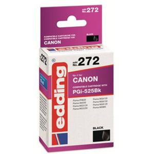 Edding Inktcartridge vervangt Canon PGI-525PGBK Compatibel Zwart EDD-272 18-272