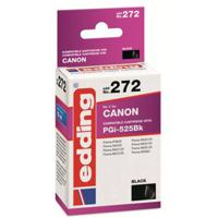 Edding Inktcartridge vervangt Canon PGI-525PGBK Compatibel Zwart EDD-272 18-272 - thumbnail