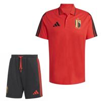 adidas België DNA Polo Set 2026-2028 Rood Zwart