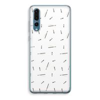 Hipster stripes: Huawei P20 Pro Transparant Hoesje Hipster stripes: Huawei P20 Pro Transparant Hoesje
