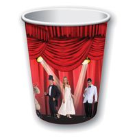 16x stuks Hollywood Film feest thema bekers 250 ml