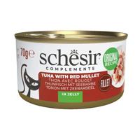SCHESIR Complements Tuna with red mullet in jelly - nat kattenvoer - 70g