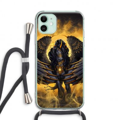 Pegasus: iPhone 11 Transparant Hoesje met koord