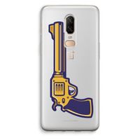 Pew Pew Pew: OnePlus 6 Transparant Hoesje