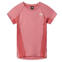The North Face Athletic Outdoor Tee Dames T-shirt Slate Rose White Heather - Slate Rose S