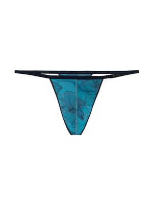 HOM - G-String - Fano Plume - blauw, Maat:S