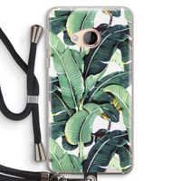 Bananenbladeren: HTC U Play Transparant Hoesje met koord