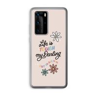 Tough Life: Huawei P40 Pro Transparant Hoesje