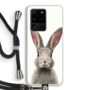 Daisy: Samsung Galaxy S20 Ultra Transparant Hoesje met koord