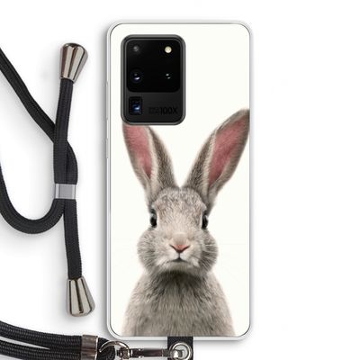 Daisy: Samsung Galaxy S20 Ultra Transparant Hoesje met koord