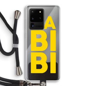 Habibi Majorelle : Samsung Galaxy S20 Ultra Transparant Hoesje met koord