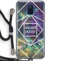 Negenduust ruimte: Samsung Galaxy A6 (2018) Transparant Hoesje met koord