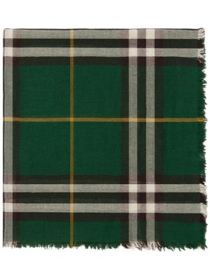 Burberry écharpe en laine à carreaux - Vert