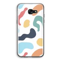 Memphis Shapes Blue: Samsung Galaxy A5 (2017) Transparant Hoesje