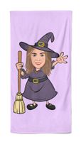 Cartoon Handdoek Witch - Pillow Buddies