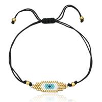Dames Armband met Evil Eye van Miyuki Kralen - Light