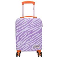 Zebra Trends Avonturier Kinderkoffer Meisjes-Lila