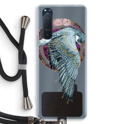 Golden Falcon: Sony Xperia 5 II Transparant Hoesje met koord