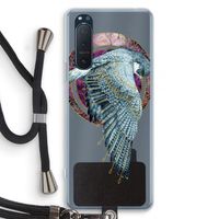 Golden Falcon: Sony Xperia 5 II Transparant Hoesje met koord