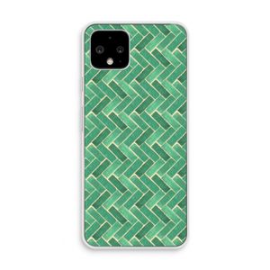 Moroccan tiles 2: Pixel 4 Transparant Hoesje
