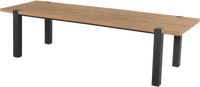Hartman Tuintafel 'Esmee' Teakhout, 280 x 100cm, kleur Naturel/Zwart